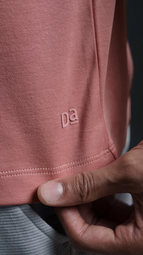 500 Day Anti-Shrink T-Shirt- Dusty Pink