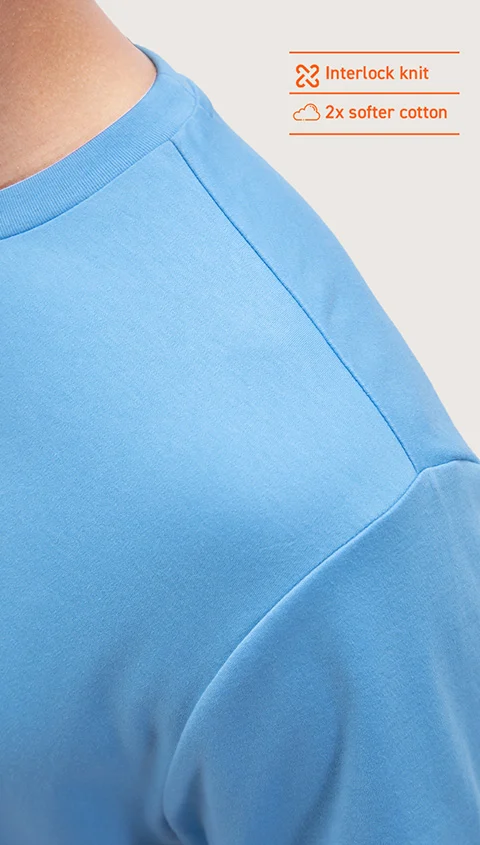 500 Day T-Shirt Joy Blue