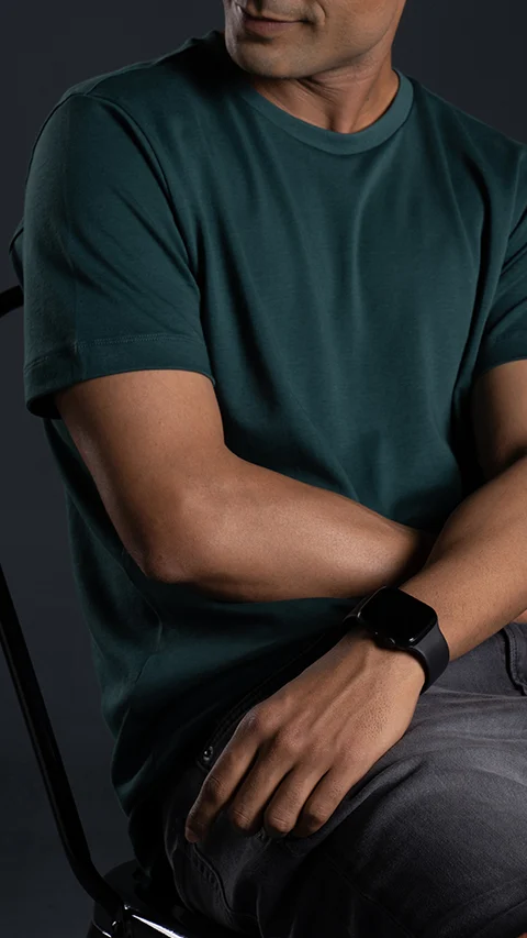 500 Day Anti-Shrink T-Shirt Planet Green