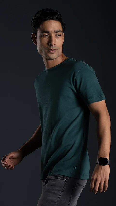500 Day Anti-Shrink T-Shirt Planet Green