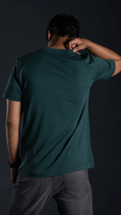 500 Day Anti-Shrink T-Shirt Planet Green