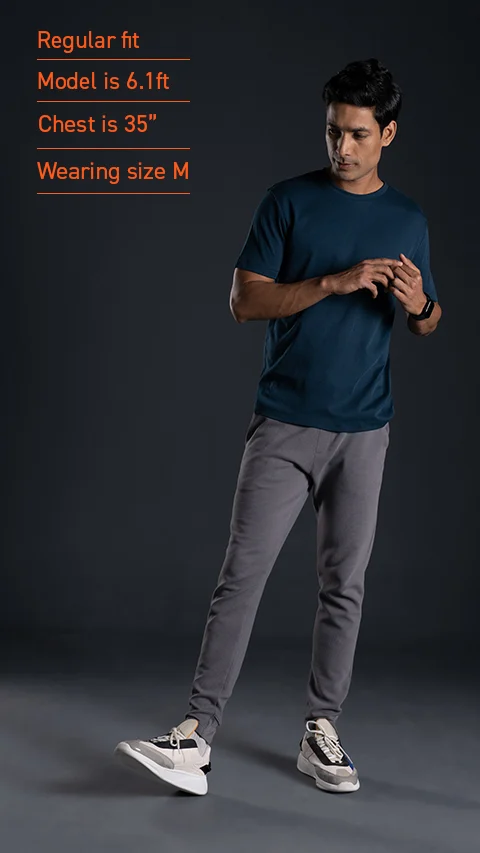 500 Day Anti-Shrink T-Shirt Firm Blue