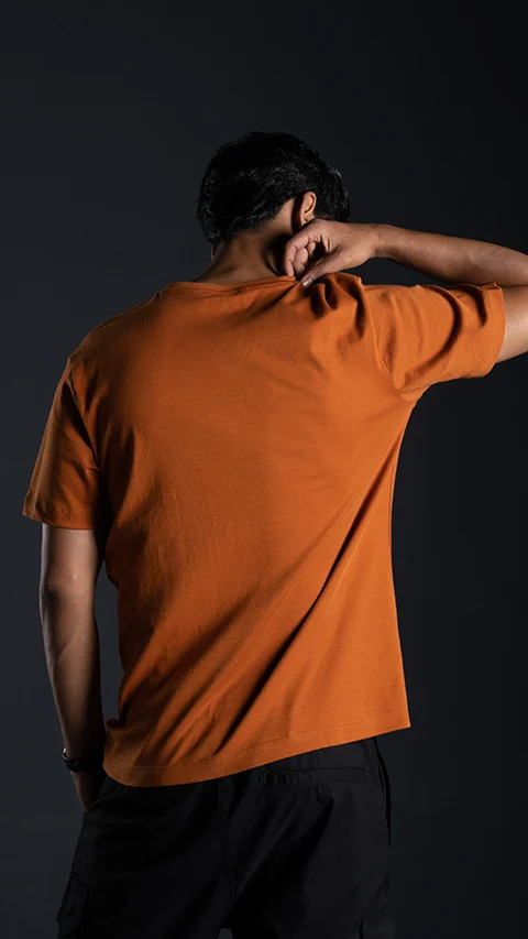 500 Day Anti-Shrink T-Shirt Tan Brown