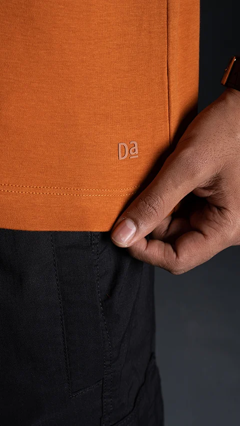 500 Day Anti-Shrink T-Shirt Tan Brown