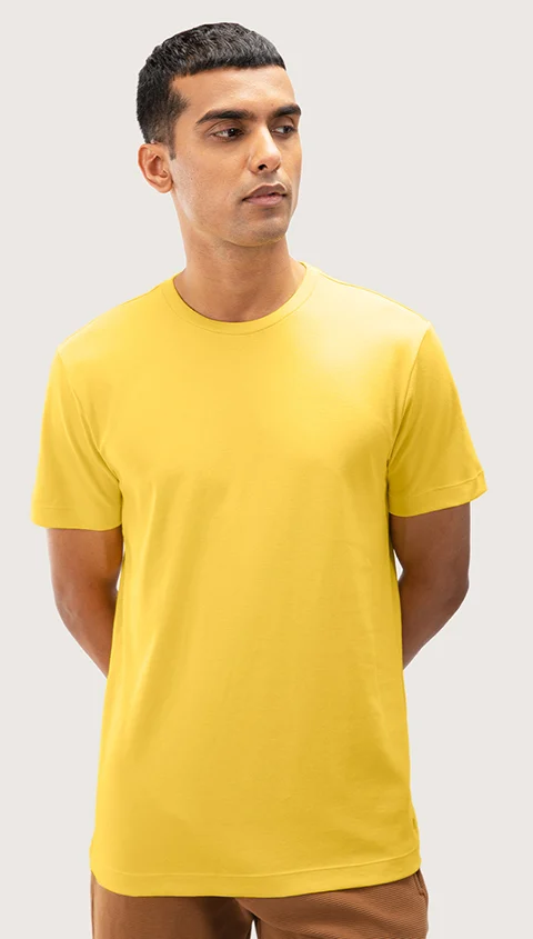 500 Day T-Shirt Yellow Haze