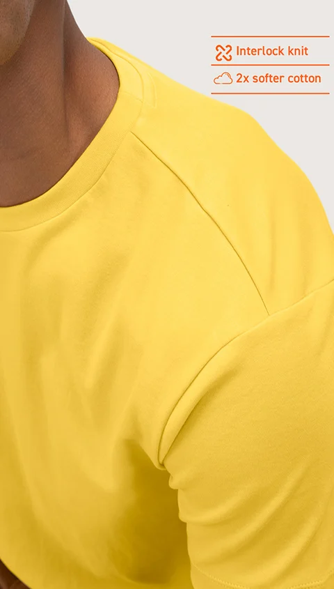 500 Day T-Shirt Yellow Haze