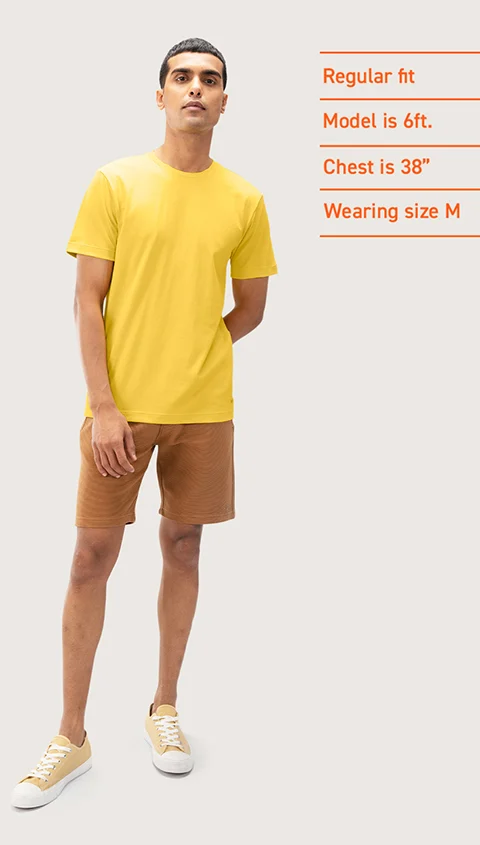 500 Day T-Shirt Yellow Haze