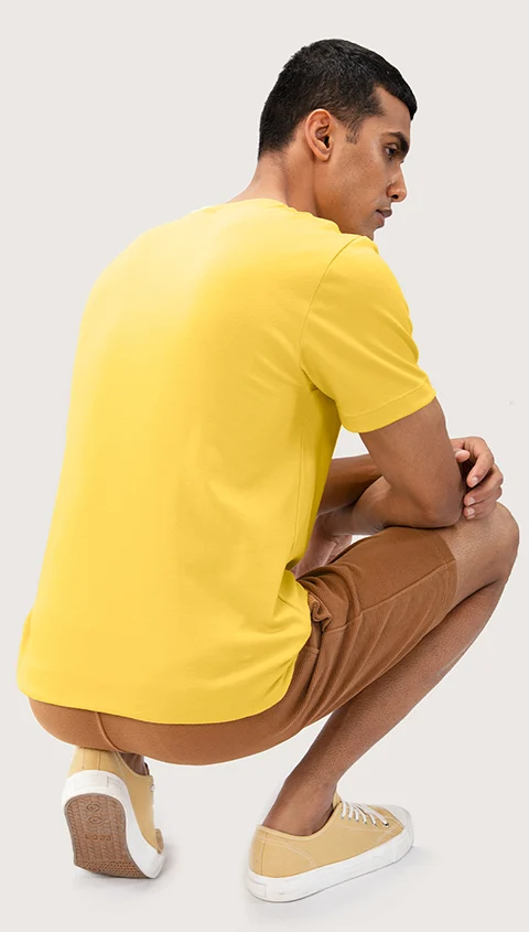 500 Day T-Shirt Yellow Haze