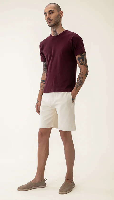 Constant 500 Day Casual Shorts Vow White