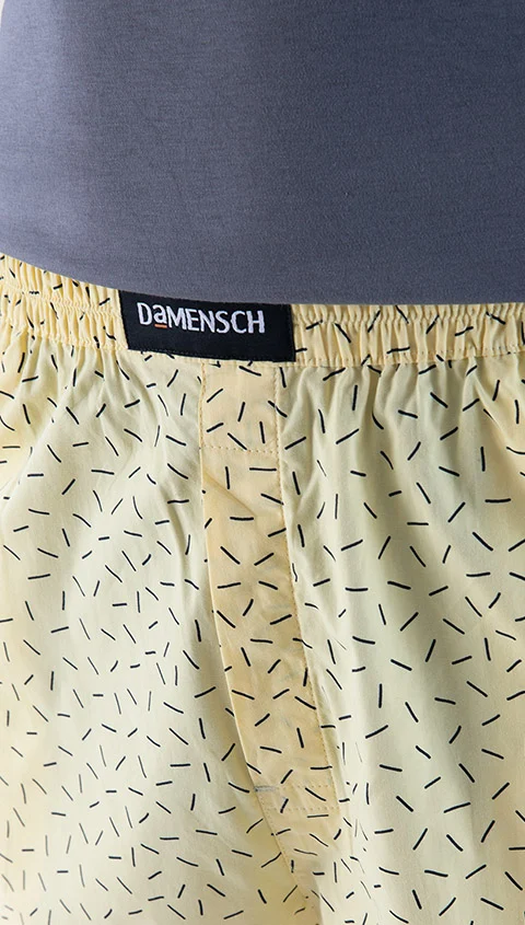 BREEEZE Ultra-light Boxer Shorts Abstract Yellow