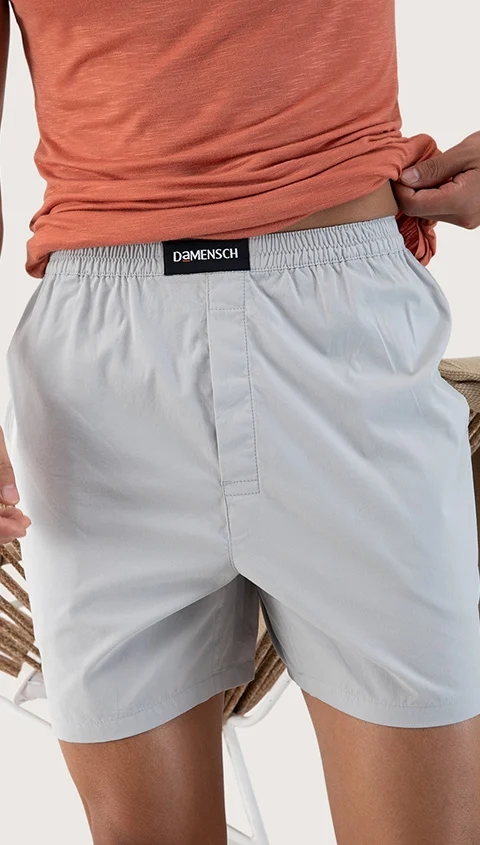 BREEEZE Ultra-light Boxer Shorts Grey Mist