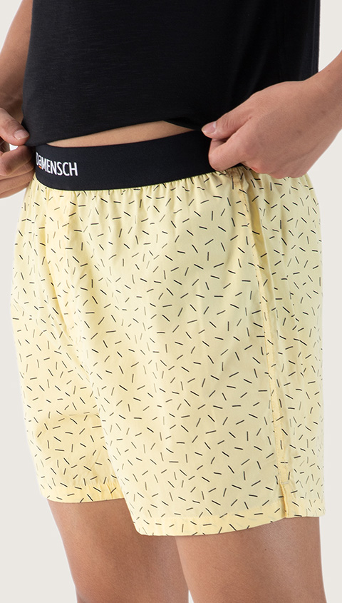 Mens Inner Boxer | Inner Boxer Abstract Yellow - DaMENSCH Mens Inner Boxer | Inner Boxer Abstract Yellow - DaMENSCH