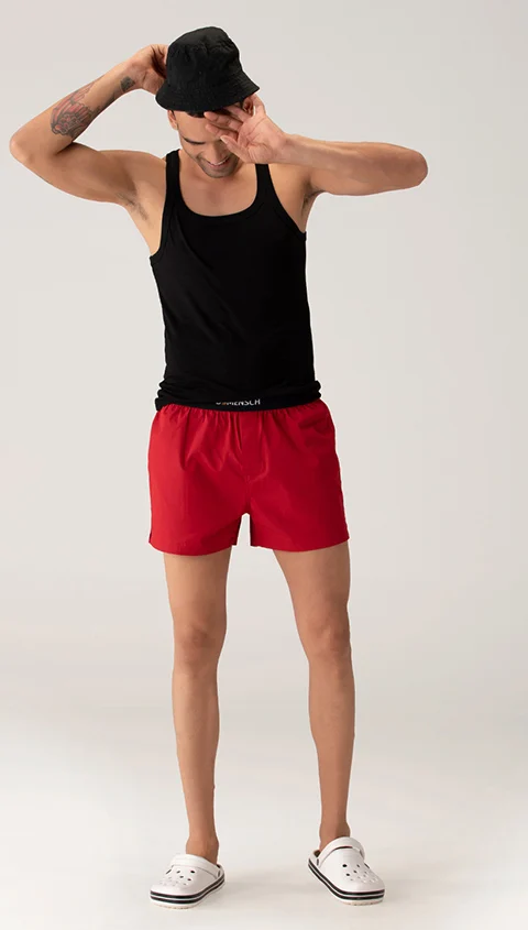 BREEEZE Ultra-light Inner Boxers Los Wine