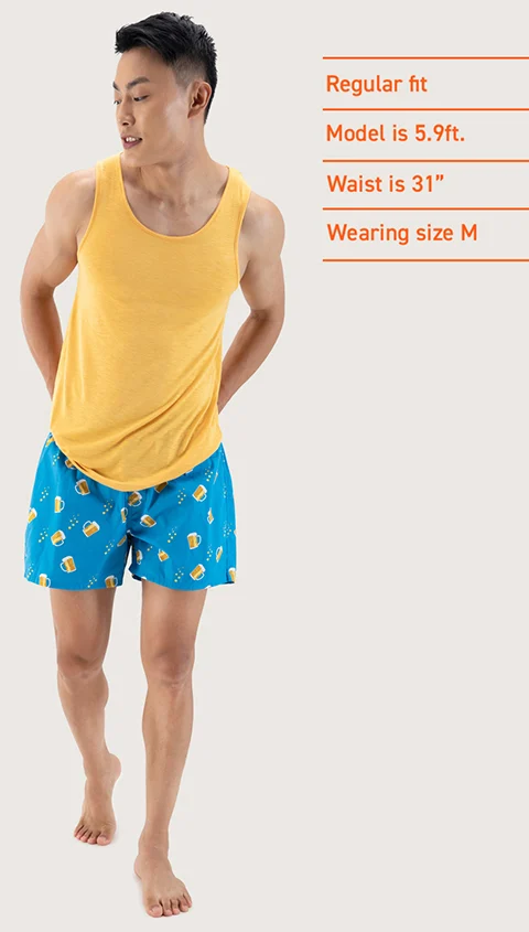BREEEZE Ultra-light Inner Boxers Malibu Ocean