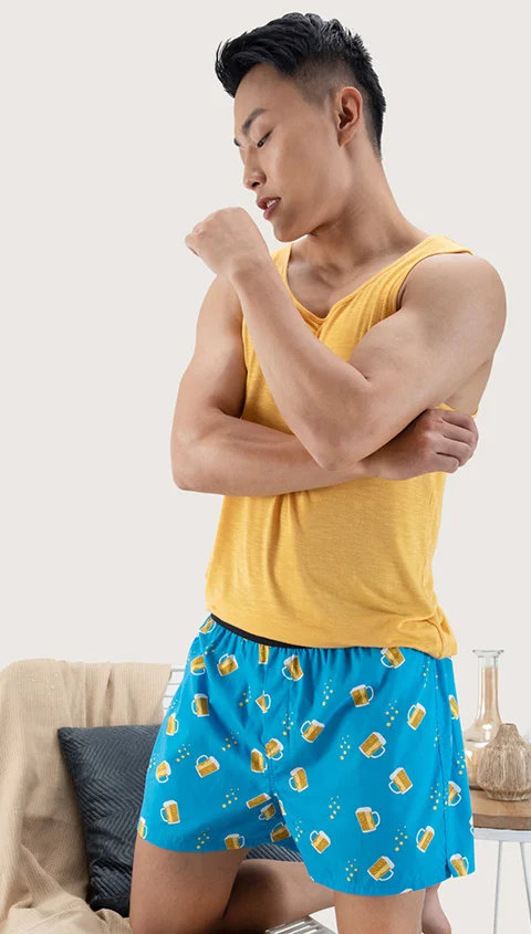 BREEEZE Ultra-light Inner Boxers Malibu Ocean