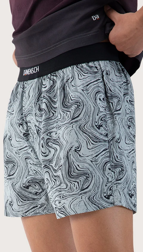 BREEEZE Ultra-light Inner Boxers Marble Grey