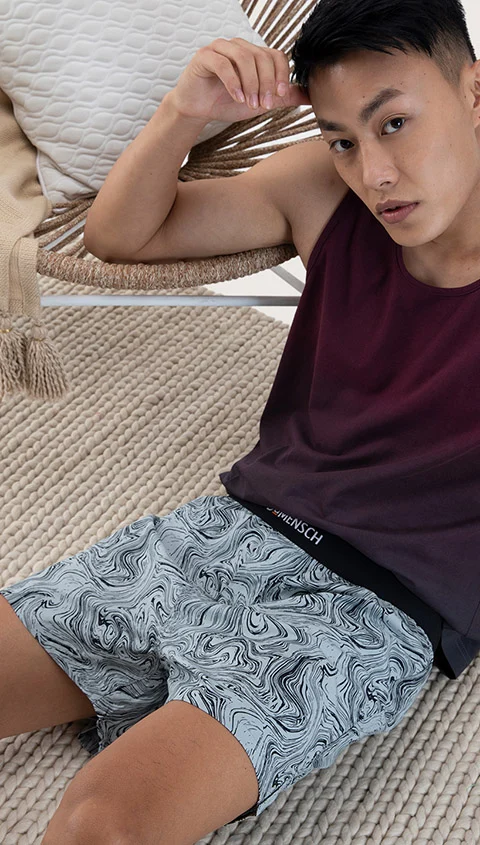 BREEEZE Ultra-light Inner Boxers Marble Grey