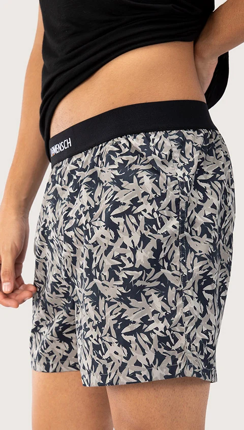 BREEEZE Ultra-light Inner Boxers Midnight Jungle Blue