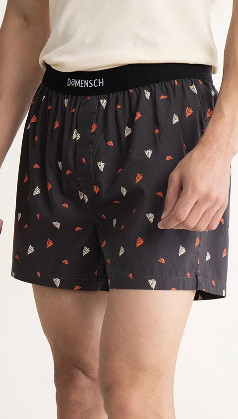 BREEEZE Ultra-light Inner Boxers Paper Plane Grey