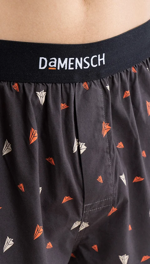 BREEEZE Ultra-light Inner Boxers Paper Plane Grey