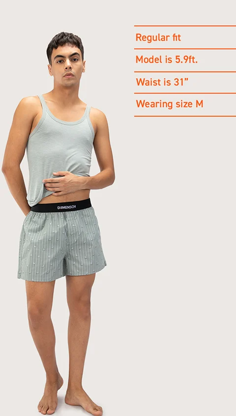 BREEEZE Ultra-light Inner Boxers Sailor Grey