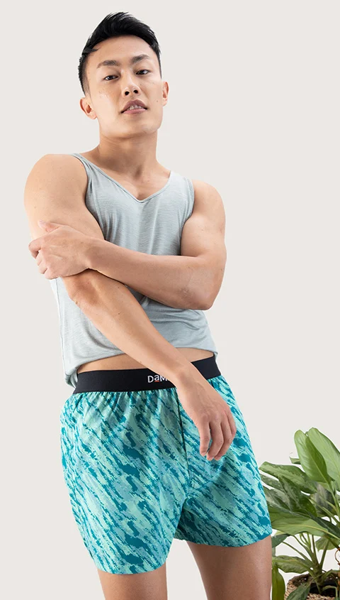 BREEEZE Ultra-light Inner Boxers Stroke Blue