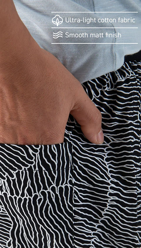 BREEEZE Ultra-light Inner Boxers Thunder Black