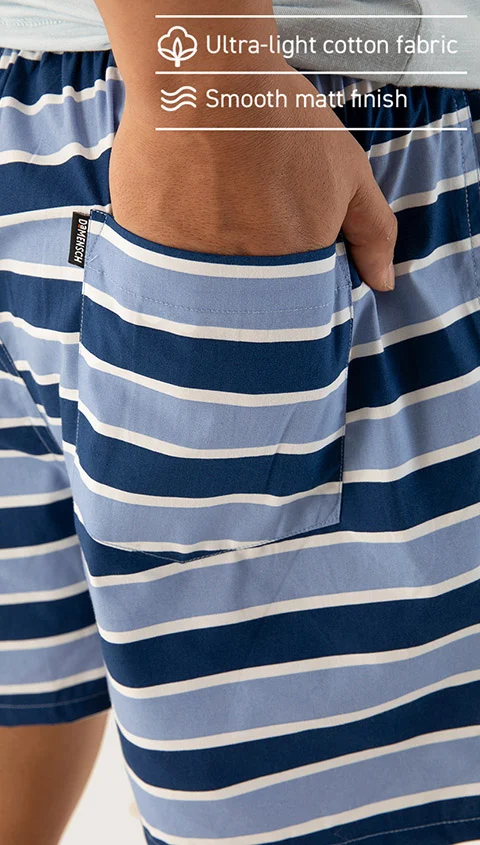 BREEEZE Ultra-light Inner Boxers Tokyo Blue