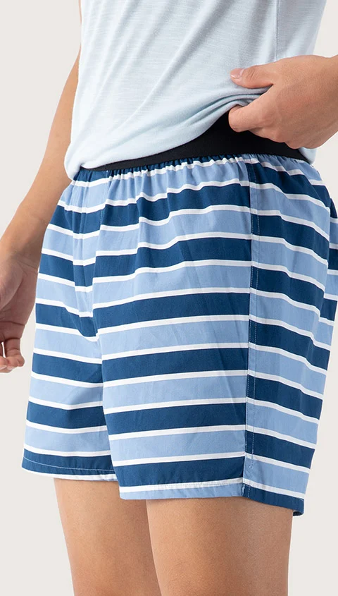 BREEEZE Ultra-light Inner Boxers Tokyo Blue