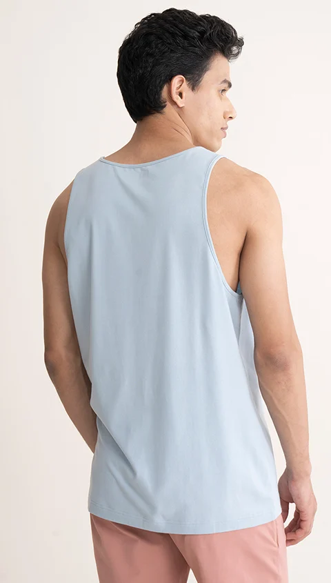 Fluid Casual Tank Tops Celestial Blue