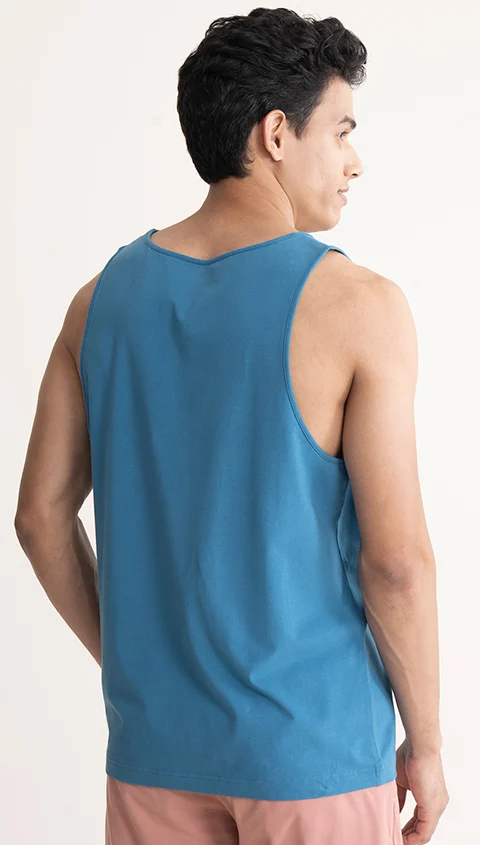 Fluid Casual Tank Tops Nautical Teal