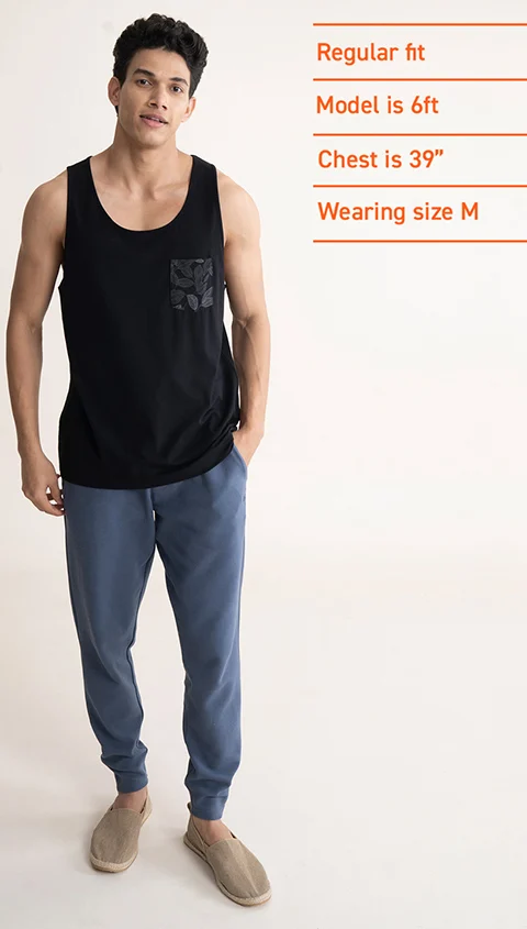 Fluid Casual Tank Tops Old Jet Black