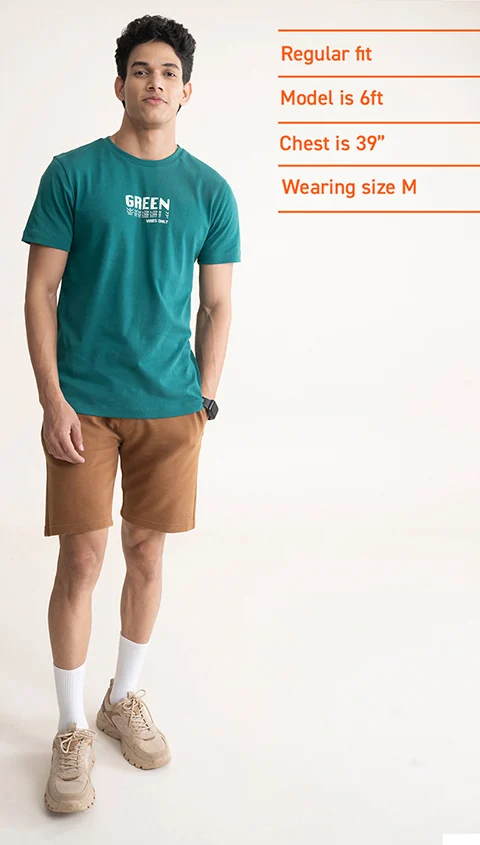 Statement Printed Graphic Tees Graphic- Mountain Green