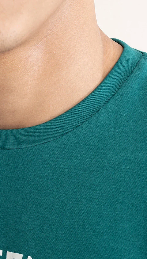 Statement Printed Graphic Tees Graphic- Mountain Green