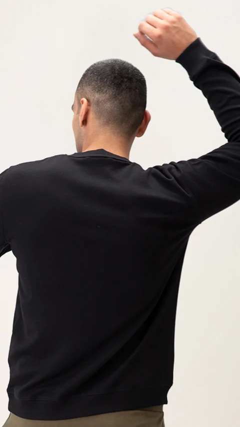 Better Basics Regular Fit Sweatshirt Fire Black