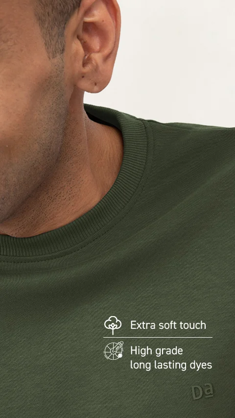 Better Basics Regular Fit Sweatshirt Olive Green