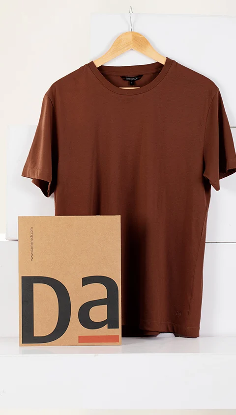 Better Basics Crew T Shirt Hurricane Red