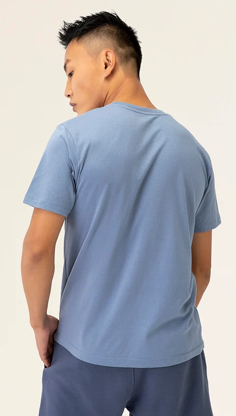 Better Basics Crew T Shirt Jelly Blue