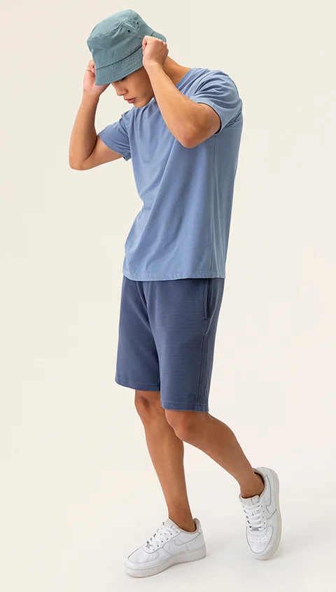 Better Basics Crew T Shirt Jelly Blue