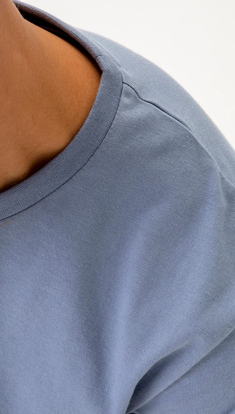 Better Basics Crew T Shirt Jelly Blue
