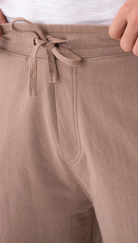 Better Basics French Terry Sweatshorts Fossil Brown