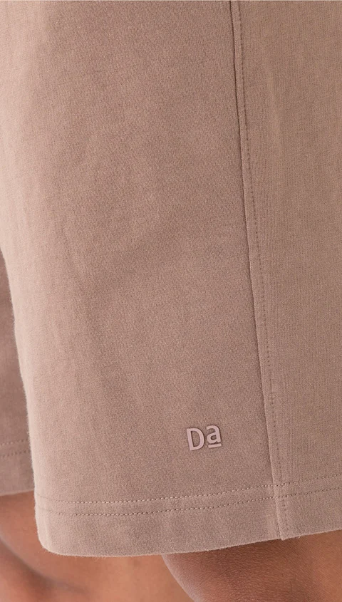 Better Basics French Terry Sweatshorts Fossil Brown