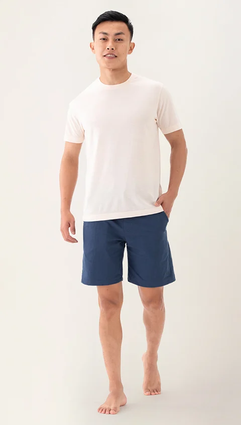 Better Basics French Terry Sweatshorts Happy Blue