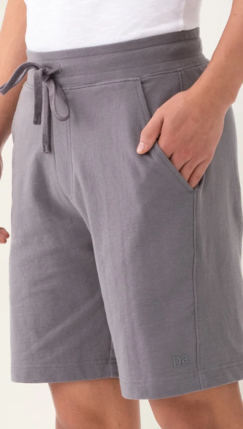 Better Basics French Terry Sweatshorts Quiet Grey