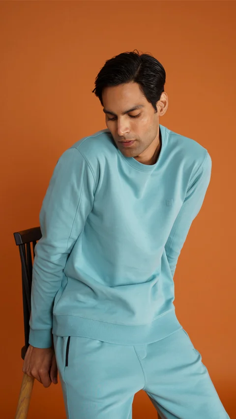 Constant Solid Sweatshirt Jolly Turquoise