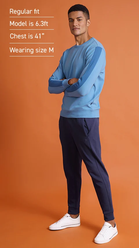 Constant 500 Day Sweatshirts Color Block- True Blue