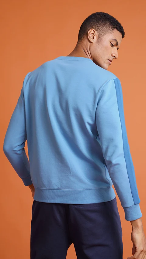 Constant 500 Day Sweatshirts Color Block- True Blue