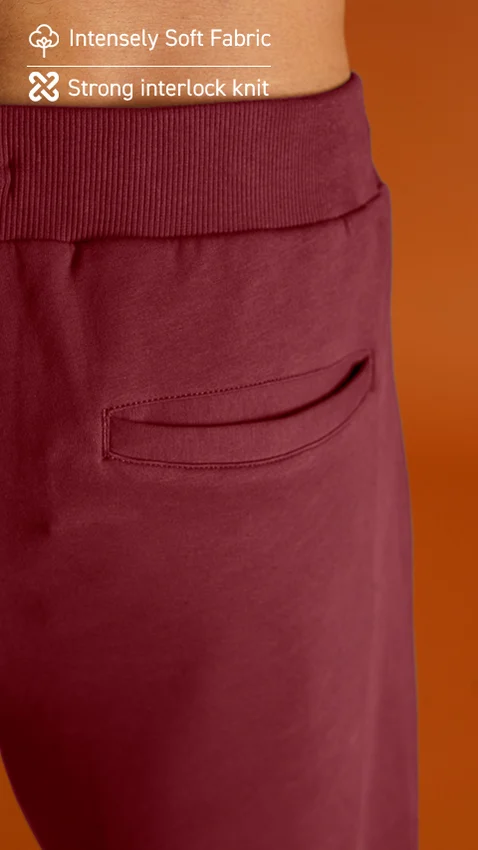 Constant 500 Day Joggers   Majestic Maroon