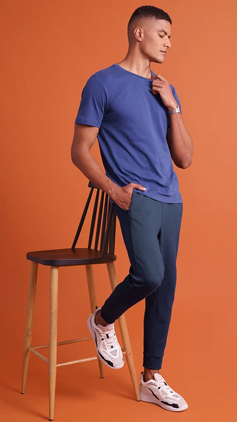 Constant 500 Day Joggers   Mid Night Blue