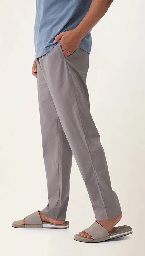 Men Stretch Pyjama Pants Online - Doze Grey | DaMENSCH
